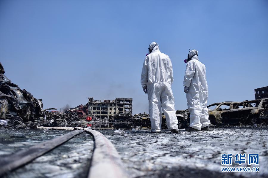 天津电力应急维护确保8·12爆炸事故现场夜