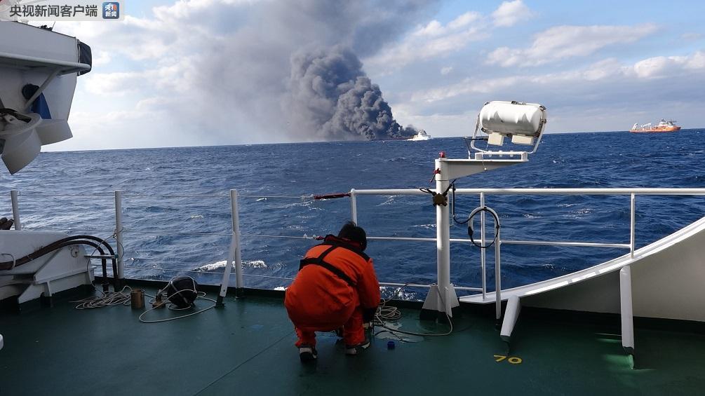 海洋局:桑吉油轮碰撞事故对海洋大气质量影响